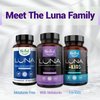 LUNA Kids | #1 Sleep Aid Tablets for Children 4+ and Sensitive Adults | Naturally Sourced Ingredients | 60 x Chewable Pills | Gentle, Herbal Supplement with Chamomile, Melatonin, Valerian & Lemon Balm