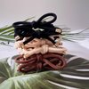 KOVOLITU 12 PCS Braided Hair Ties Bow Tie Hair Bracelets for Women Girls Elastic Hair Ties No Damage Ponytail Holders
