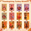 Thanksgiving Stickers for Kids, 24PCS Make a Turkey Face Stickers Thanksgiving Turkey Games Fall Thanksgiving Party Supplies Party Favors Thanksgiving Kids Crafts Gifts for Toddlers Boys Girls