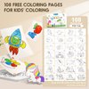 Jar Melo Jumbo Twistable Crayons for Toddlers, 12 Colors Ultra-Silky Washable Crayons with 108 Free PDF Coloring Pages, Unbreakable and Easy to Hold, Safe Art Supplies for Kids Ages 1-2 2-4 4-8