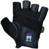 Meister Women's Fit Grip Weight Lifting Gloves w/Washable Amara Leather - Black - Medium