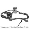 Replacement Part for Fisher-Price Thomas and Friends Trackmaster Train Playset BHY57 and BDP15 - Gray Y Short Left Turn Track YS