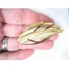 Generic Small gold leaf hair barrette alligator clip bridal clip bridal barrette (Number of clips: 1 clip)