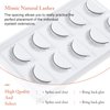 50 Pairs Practice Eyelashes Training Lashes Self-adhesive Practice Lashes Eyelash Strips for Training Eyelash Extension Makeup Beginners Beauty Salon