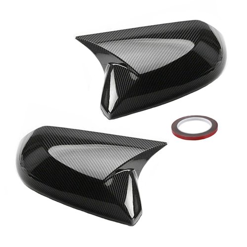Arkdeffon 2PCS Rear View Side Mirror Cover Door Side Mirror Cover Cap Compatible with 2018-2022 Toyota Camry (Carbon Fiber Look)
