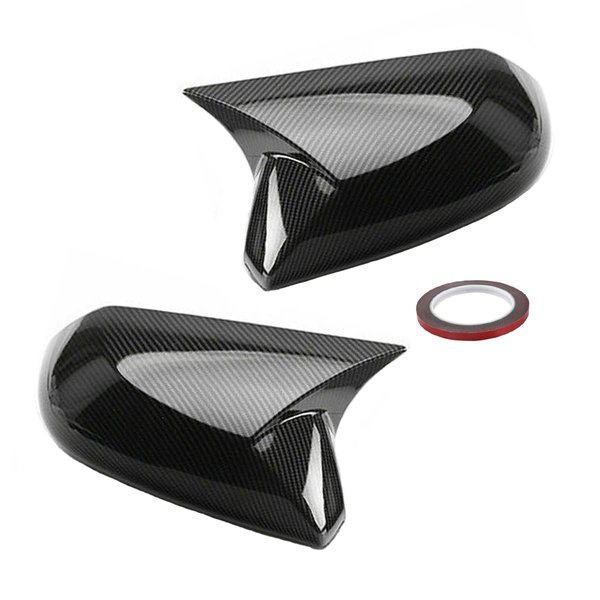 Arkdeffon 2PCS Rear View Side Mirror Cover Door Side Mirror Cover Cap Compatible with 2018-2022 Toyota Camry (Carbon Fiber Look)