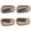 Interior Inside Door Handles for Toyota Corolla Chevy Prizm Manual Lock 1998 1999 2000 2001 2002 Front Rear Driver Passenger Door Handle Replace OE# 80889 80890 79501 79500 Beige