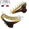 Camila Paris CP2381 French Hair Clip for Women, Small Narrow, Cristal, Girls Hair Claw Clips Jaw Fashion Durable and Styling Hair Accessories for Women, Strong Hold No Slip Grip, Made in France