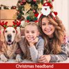 RIMYIUKU 6 PCS Christmas Headbands, Christmas Headwear for Women Men Kids,Christmas Party Headbands Christmas Party Favors Photos Booth Christmas Decorations