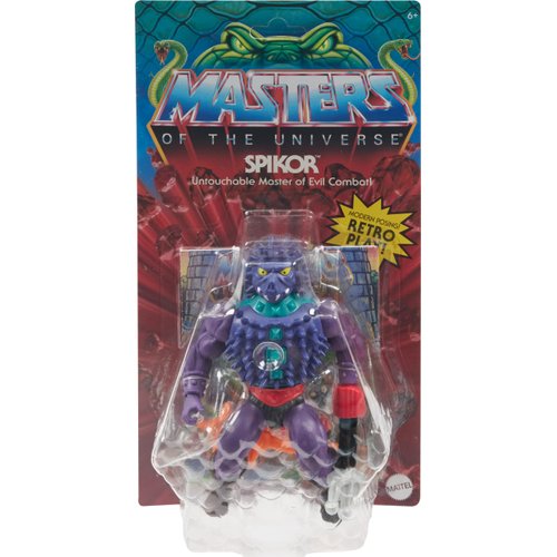 Masters of the Universe Origins Action Figure & Accessory, Spikor Figure with Articulation & Mini Comic Book, 5.5 inch