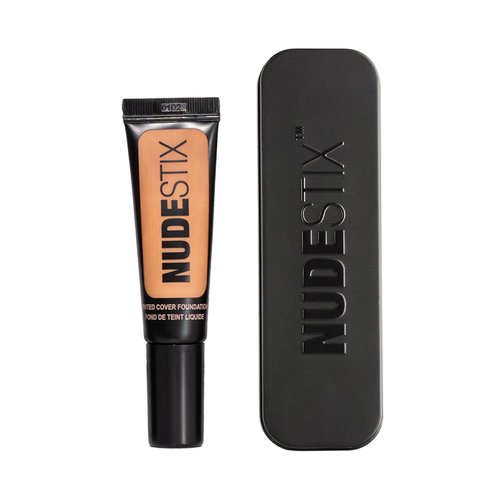 Nudestix Tinted Cover Liquid Foundation, Buildable Coverage for Even Skin Tone, Flawless Natural Lightweight Makeup Finish, Shade: Nude 6, 0.84 fl oz (25 ml)