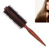 Hair Brush, Automatic Machine Tufting Technology Pointed Tail Handle Roller Hairbrush for Salon or Family Use for Reduces Frizz Prevents Dryness and Split Ends(Twill, blue)