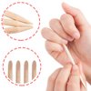 Sowaka 50 Pcs Orange Wood Sticks for Nails Natural Double Sided Multifunctional Wooden Mini Cuticle Pusher Remover Tool Kit for Manicure Pedicure