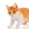Orange Cat Animal Model Action Figures Family Party Supplies Desktop Decoration Cake Toppers Collection Toys for 5 6 7 8 Years Old Boys Girls Kid Toddlers