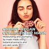 Vitamasques Lip Mask, 3-Pack - Cherry Vegan Collagen Lip Mask Sheets, Repair for Dry & Chapped Lips - Nourishing & Hydrating - Wild Cherries & Hyaluronic Acid - Vegan & Cruelty-Free