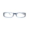 SAV Eyewear Women's Victoria Klein 7021 Blue Rectangular Reading Glasses, 27 mm + 1.75