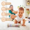 COITEK Baby Rain Stick, 7.7’’ Rain Stick Baby Toy for 3-6-12 Months, Wooden Rain Sticks for Babies, Rain Stick Rattle Shaker Infant Toys,Infant Muscial Montessori Toys for Babies 6-12 Months