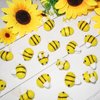 HADDIY Felt Bees for Crafts,20 Pcs Small Wool Bumble Bee Plush Decor for Bee Baby Shower Decorations,Bee Party Supplies and Costume DIY