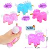 6 Pack Unicorn Stress Balls, Squishy Squeeze Balls Fidget Toys for Kids Girls Boys Adults, Christmas Stocking Stuffers Valentines Day Card Prizes Party Favors Gifts