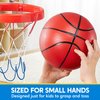 SYNCFUN 5" Mini Basketball Set, 6 PCS Small Basketball with Pump for Mini Basketball Hoop, Rubber Toy Ball for Pool, Indoor and Outdoor Games, Sports Toys for Toddlers and Teenagers