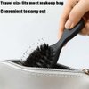Boar Bristle Mini Hair Brush Travel Detangling Paddle Brush for Curly Fine Straight Natural Tangled Hair, Anti-frizz Detangler Brush Styling Hairbrush for Women Men, Boar Nylon Mixed Bristle Brush