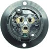 Journeyman-Pro 5278 15 Amp 120-125 Volt, NEMA 5-15 Flanged Inlet, Black Commercial Grade, 2 Pole-3 Wire, Straight Blade Plug Charger Receptacle