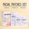 Yeokoe Forehead Wrinkle Patches,Under Eye Patches and Lip Mask 30 PCS.Facial Patches Set Face Masks Skincare Wrinkle Patches With Retinol Serum For Puffy Eyes and Dark Circles