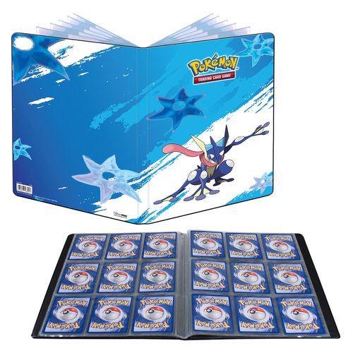 Ultra PRO Greninja 9-Pocket Portfolio for Pokemon Cards, Pokemon Card Binder & Magic The Gathering Organizer, Acid-Free Non-PVC Protection, Stores Up to 180 Cards, Made in USA