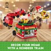 KAZI Christmas Train Building Toys for Kids,Christmas Train Sets with Santa Claus and Reindeer,Christmas Decorations for Tabletop & Home,Christmas Party Favors, for Boys Girls Ages 8+