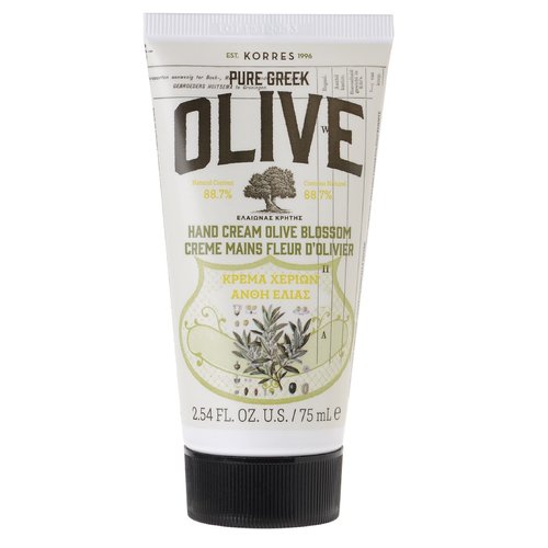 KORRES Olive Hand Cream, Olive Blossom, 2.54 Fl Oz