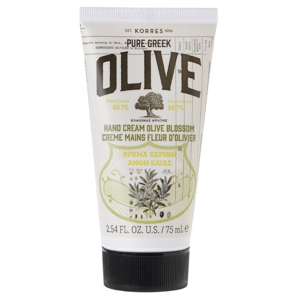 KORRES Olive Hand Cream, Olive Blossom, 2.54 Fl Oz