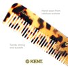 Kent 6T TY Fine Tooth Comb and Wide Tooth Hair Comb - Handmade Styling Comb for Hair Care, Barber Combs, and Beard Combs For Men - Hair Styling Grooming Hair Combs for Men, Women and Kids - Hair Care