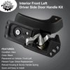 Interior Door Handle Kit Front Left Driver Side Compatible with 2007-2014 Chevy Silverado Avalanche Suburban Tahoe GMC Sierra Cadillac Escalade ESV EXT Replace OE# 20833606 80374 20871488 Repair Set
