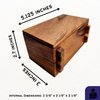 Secret Lock Box Wood Puzzle Box - Put a Gift Card or Money Inside