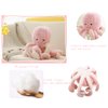 JOSON Cute Octopus Plush Toys, Soft Octopus Stuffed Animals, Girls and Boys Adult Birthday (16 Inch, Pink)