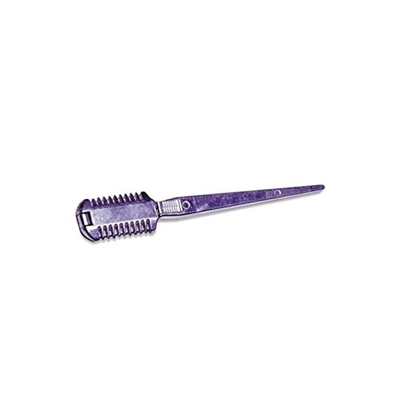 Bodyrbrun Jacks Imports Aluminum Thinning 7" Comb Thins Manes and Tails. Will Also Work as a bot Knife. Uses Standard Replaceable, Double Edge Razor Blades.