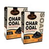 Losolin Natural Activated Charcoal Soap Bar (2-Pack) | Black Bar Soap with Coconut Oil, Olive oil | Body Wash Soap Bar | 100% Natural Soap for Men & Women Soap Bar | 2 x (100 gm 3.52 oz)