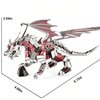 Adult 3D Metal Puzzle, Metal Model Set, 3D Metal Puzzle Flying Dragon Mechanical Building Blocks, Fun DIY Assembly, high-end Men's Gifts