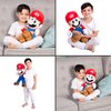 Super Mario Kids Bedding Super Soft Plush Cuddle Pillow Buddy, One Size, By Franco