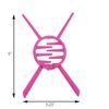 Hot Pink Hair Stick Hair Holder Clincher Clip Chopstick Look