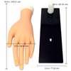 PANA Flexible Bendable Mannequin Nail Art Design Training Hand Tool with Stand Display