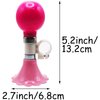 YeloYolker Kids Bike Horn, Cute Bicycle Handlebar Air Horn for Girls, Toddlers Universal Bike Accessories for Tricycle, Balance Bike, Scooter(Rainbow Mermaid)