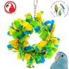 810 Small Bowtie Ring Bird Toy Parrot Toys cage Cages Cockatiel Budgie Lovebird Swing.