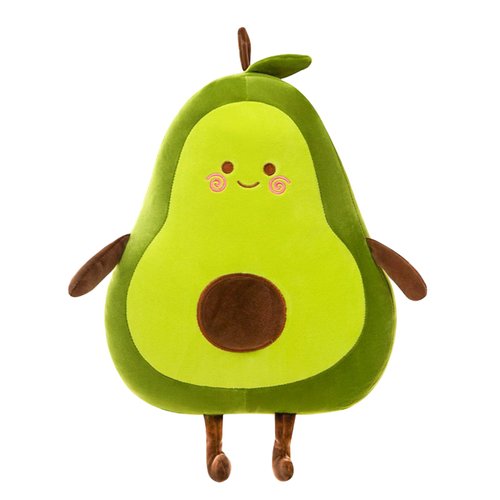KOILLIEUS Adorable Fruit Plush Toys, Cute and Soft Stuffed Fruits for Kids, Perfect for Playtime and Decor, Fruit Plush Toys for Kids 3+ (Avocado Plush Toys)