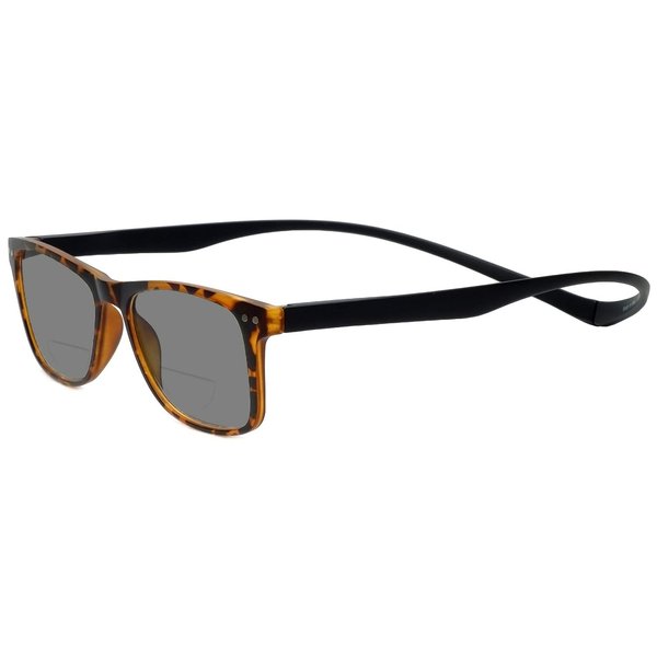 Magz Astoria BiFocal Sunglasses +2.50 Tortoise Men/Women Neck Hanging Reading Sun Glasses Readers Magnetic Rear Connecting