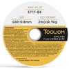 TOOLIOM E71T-GS .030" Diameter 2-Pound Spool Flux Core Self-shielded Carbon Steel Mig Welding Wire