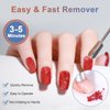 yehapp 15ml Gel Nail Polish Remover, Easily & Quickly Remove for Gel Polish, Professional Remove Gel Nail Polish, Gel Remover for Nails