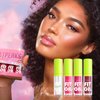 4 Colors Lip Oil Lip Glaze, Drip Lip Oil Hydrating Lip Glow Oil Moisturizing Shiny Lip Gloss, Big Brush Head Tinted Plumping Lip Oil,Long Lasting Nourishing Reviver Lip Care Non-sticky (Package A)
