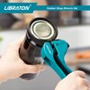 Libraton Adjustable Rubber Strap Wrench Set, 2-Piece, Universal Oil Filter Wrench, Multifunctional, Shower Heads, Jar Opener