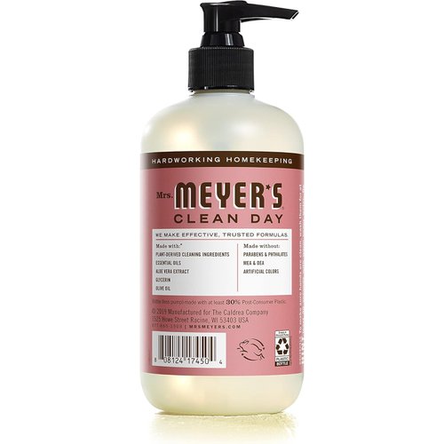 Mrs. Meyers Clean Day Rosemary Liquid Hand Soap Antibacterial 12.5 Oz